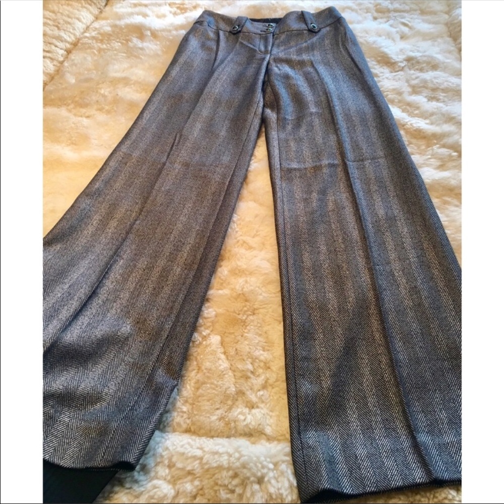 White House Black Market Herringbone Slacks - Picture 5 of 6